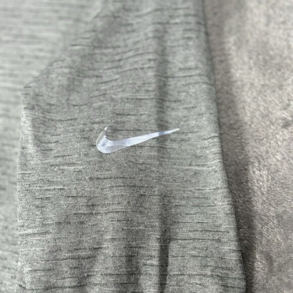 Nike Shirt Womens Large Gray Dri-fit Mock Neck Sweatshirt Casual Running Neutral - Picture 5 of 9